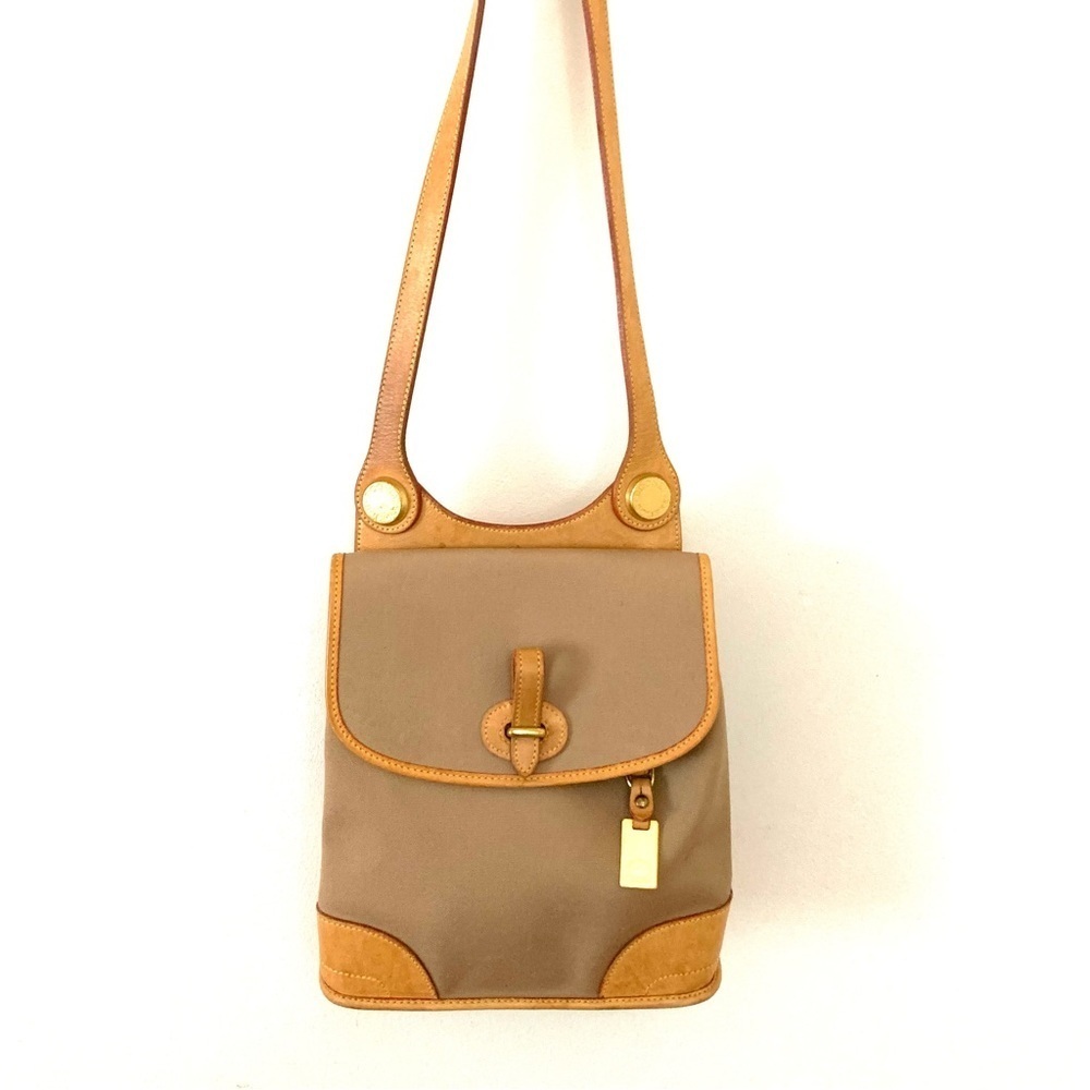 DOONEY & BOURKE shoulder bag from the Cabriolet Collection, leather and Canvas